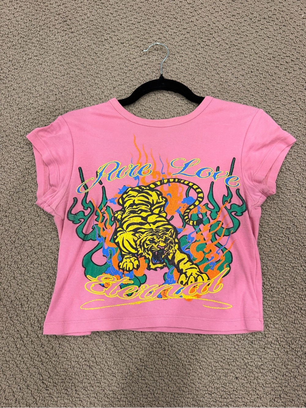 Urban Outfitters Pink Tiger Graphic Tee